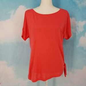 Michael Michael Kors Side Tie Sea Coral Blouse Size Medium